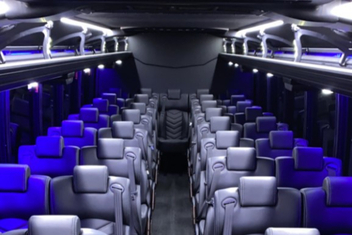 Ontario Charter Bus Interior