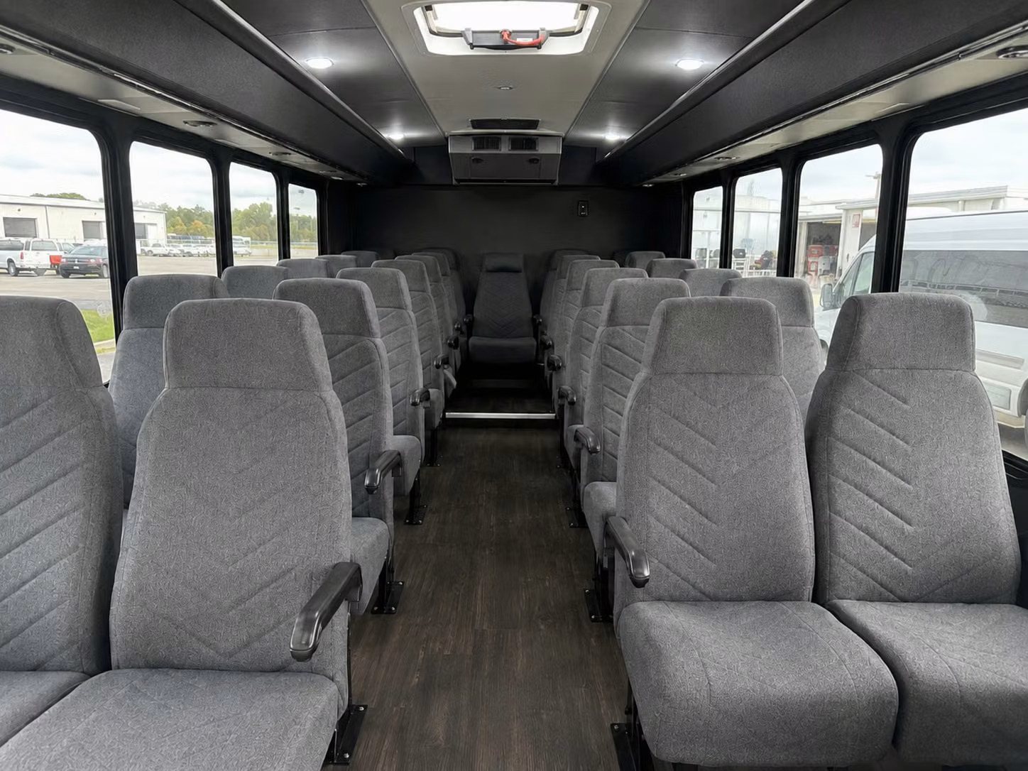 18 passenger minibus inside