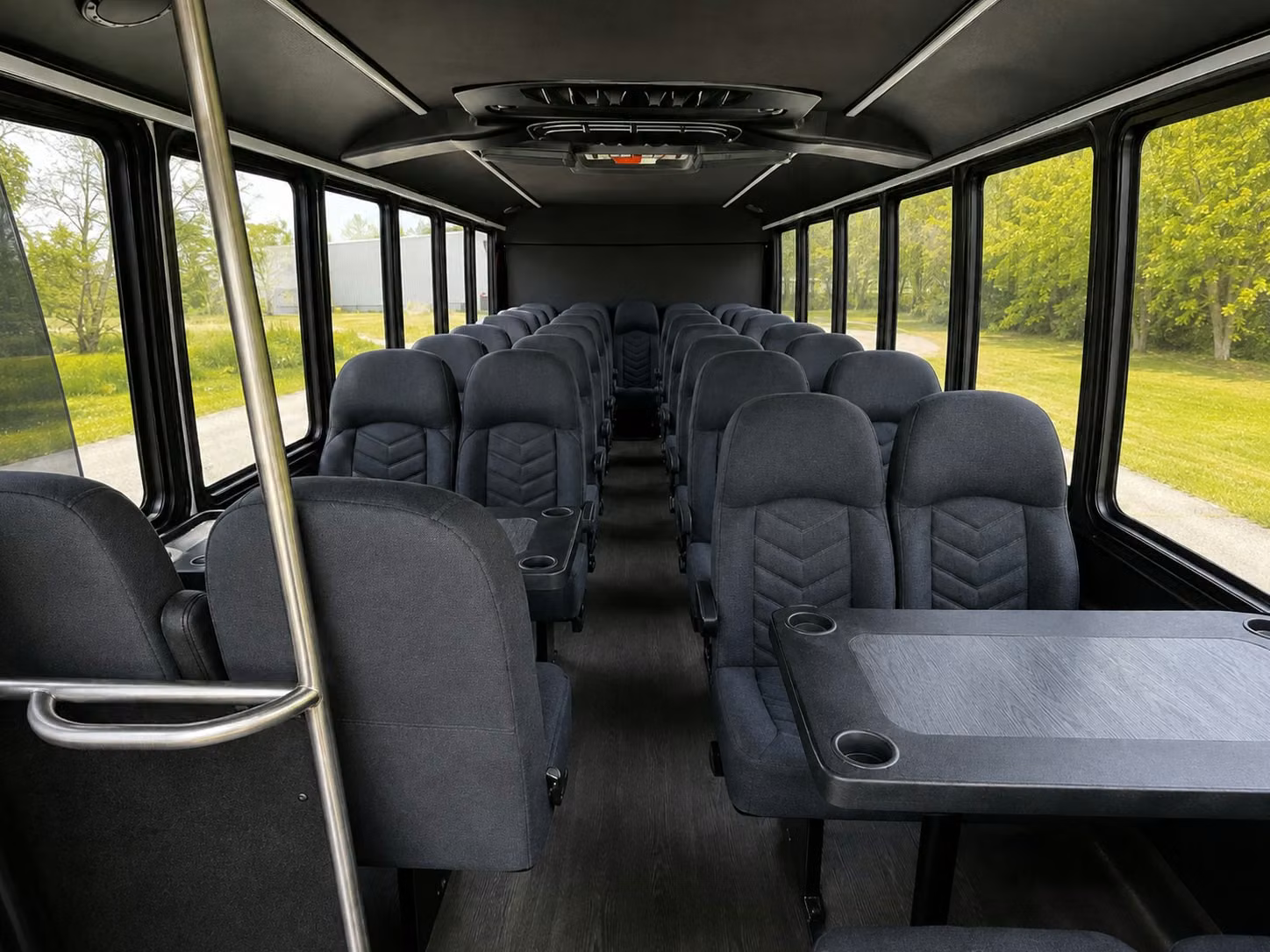 18 passenger minibus interior