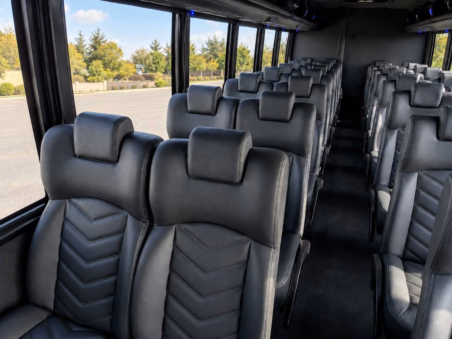 20 passenger minibus interior