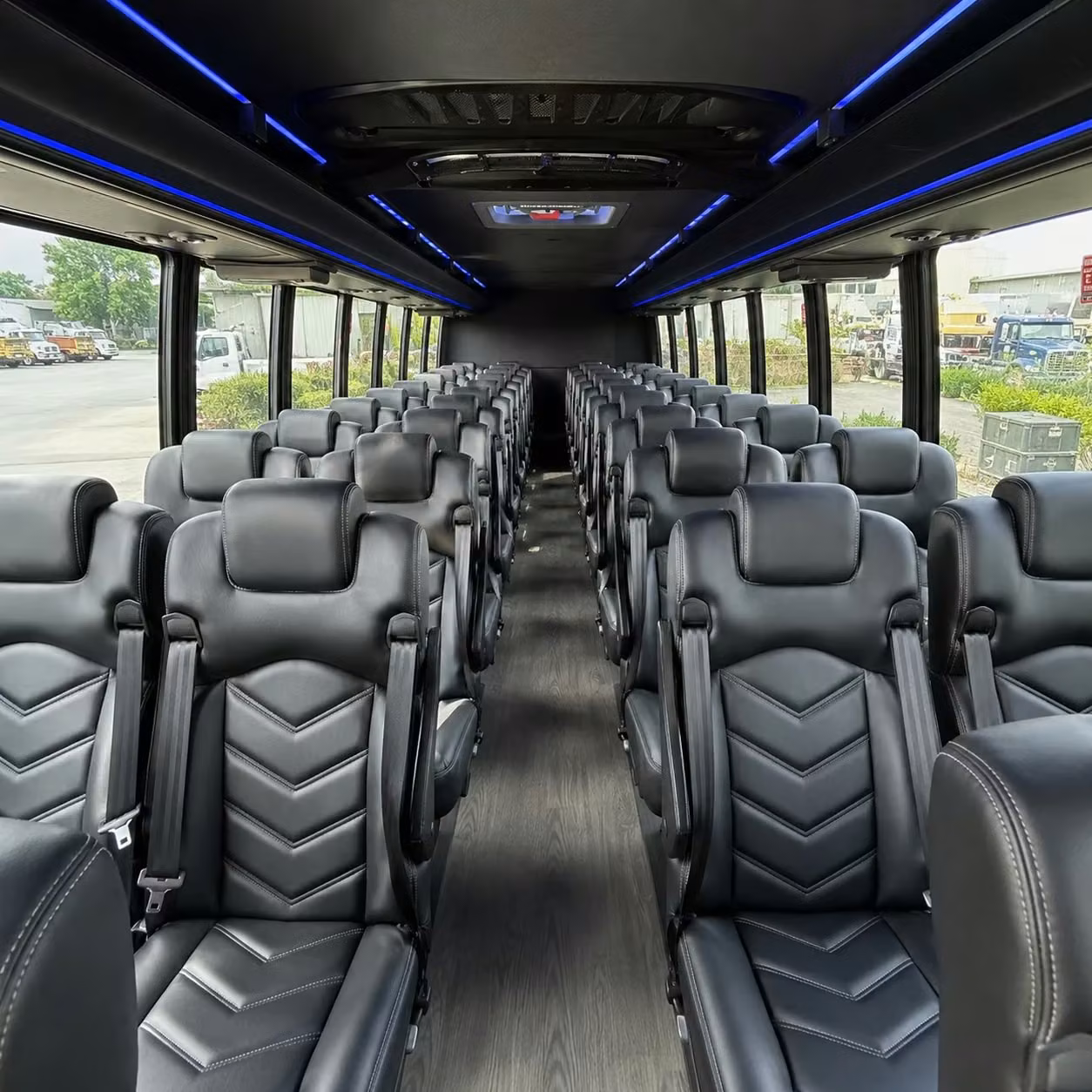 25 passenger minibus inside