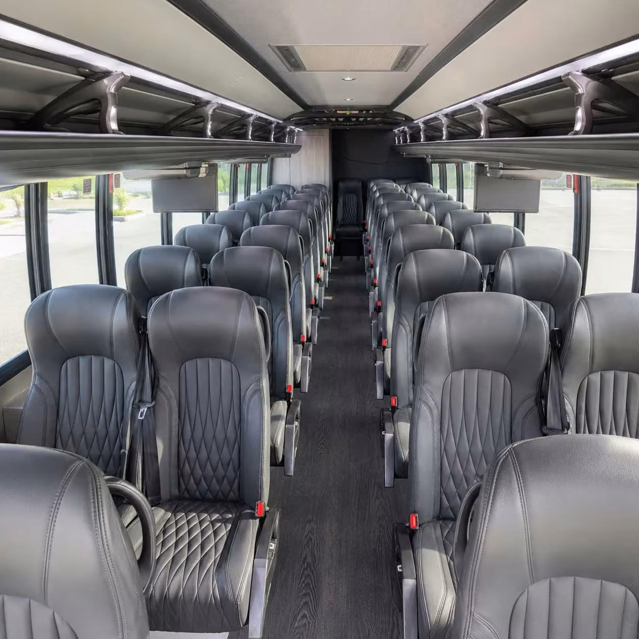 28 passenger minibus inside