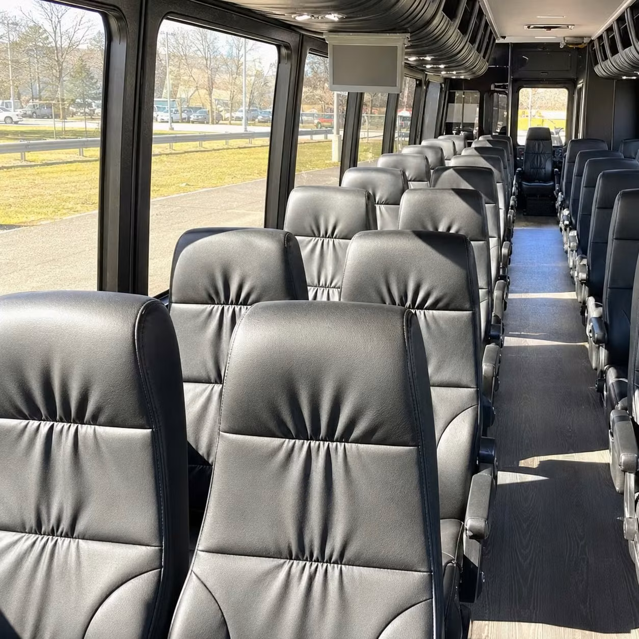 28 passenger minibus interior