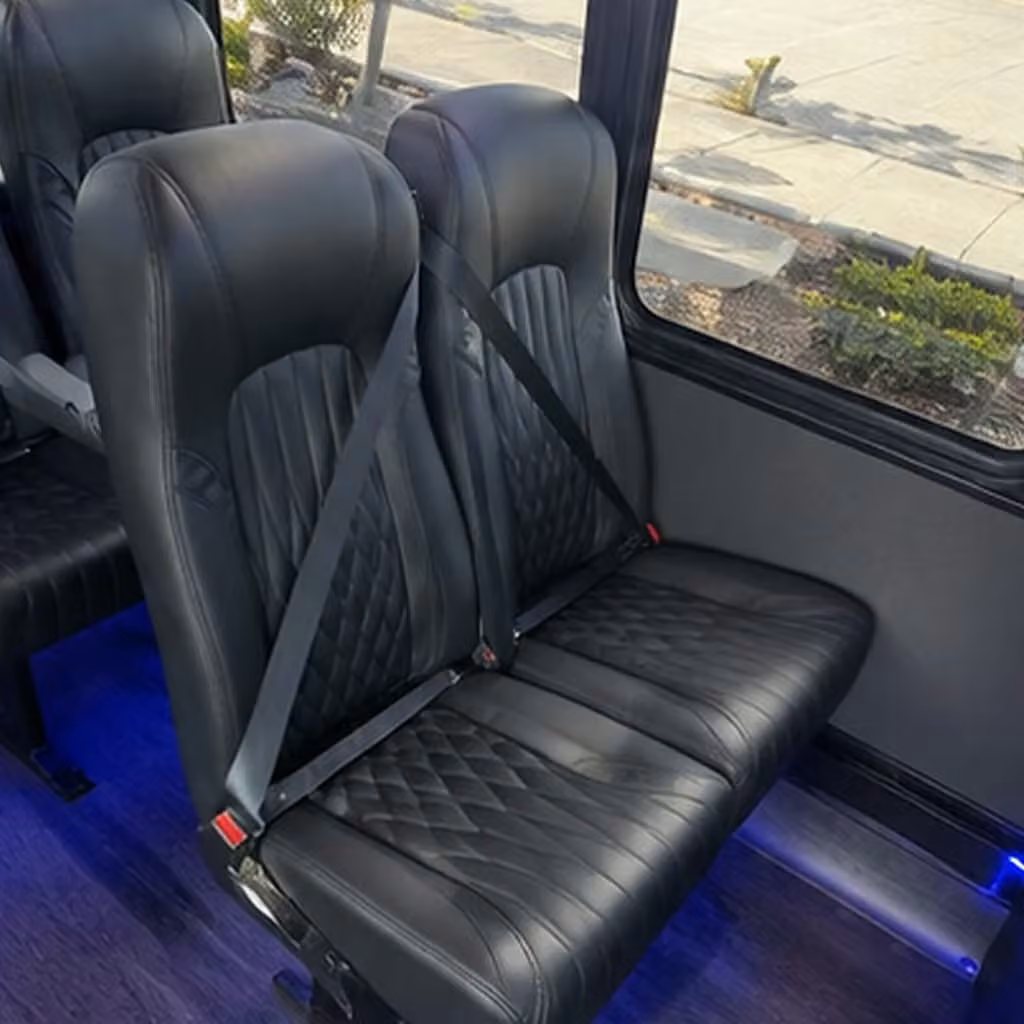 30 passenger minibus inside