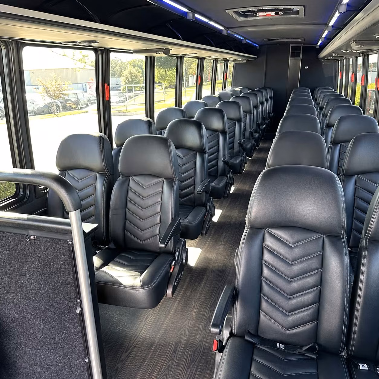 35 passenger minibus inside