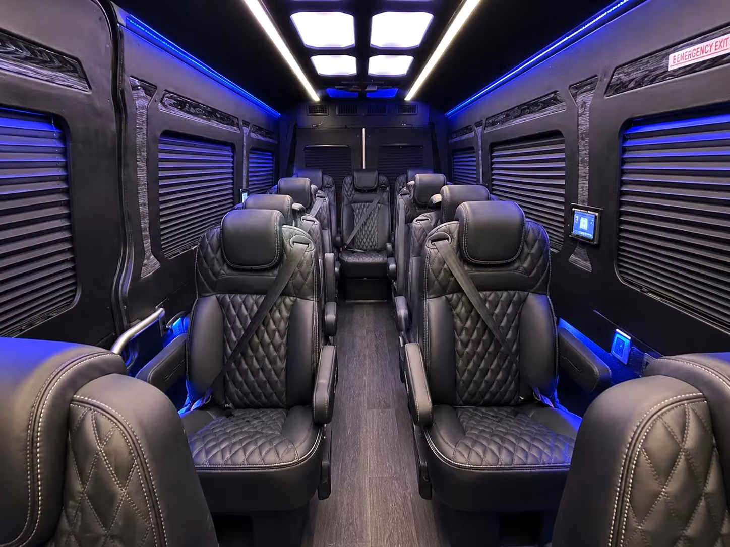 sprinter van with driver interior